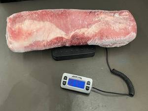lot 153 image: Frozen Boneless Iowa Pork Loin Roast 8LBs 12 ozs