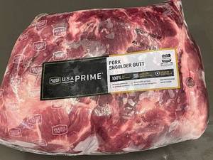 lot 235 image: Prairie Fresh USA Prime Pork Shoulder Butt Approx 8 LBs