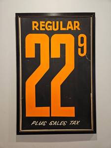 lot 42 image: Vintage Gas Station Sign
