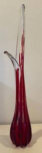 lot 20 image: Tiffin Glass Swung Vase