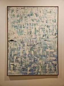 Circa 1965 Ship Painting XL 49" x 36.5"