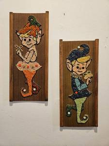 Elf Pebble Gravel Art Set of 2