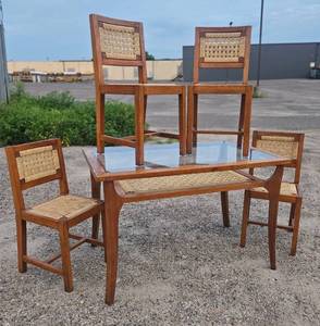 lot 71 image: Mid Century Dining Set by Eltular