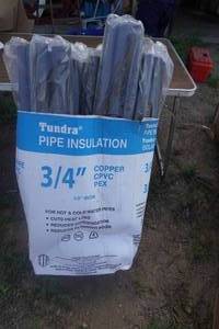 lot 36 image: Large Lot of Tundra Brand 34 Pipe Insulation
