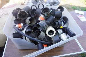 lot 49 image: Large Lot of No Hub Clamps