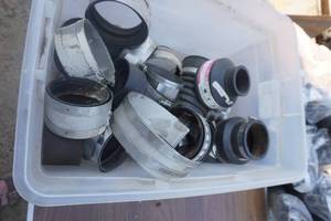 lot 52 image: Large Lot of 4 No Hub Clamps