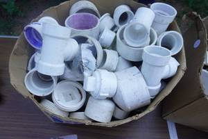 lot 59 image: Lot of Assorted PVC Fittings