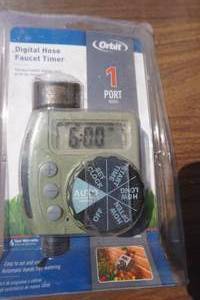 lot 106 image: Orbit Brand Digital Garden Hose Faucet Timer