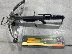 Barnett Quad-300 Crossbow with Case & Arrows