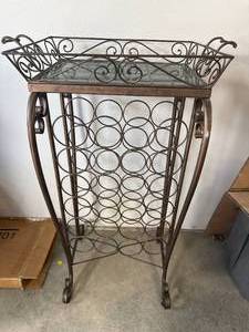 lot 26 image: Wine & Serving Rack 38 12 Tall