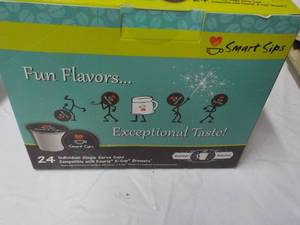 lot 127 image: 24 Single Serve K Cups Smart Sips S...