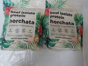 lot 131 image: 2 Santa Cruz Paleo Beef Isolate Pro...