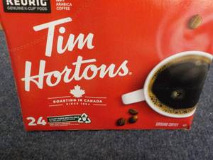 lot 160 image: Tim Hortons Keurig 24 pods Ground C...