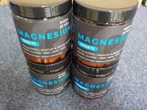 lot 163 image: 4 Magnesium Citrate 90 capsules eac...