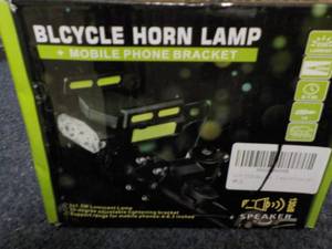 lot 179 image: BLCYCLE Horn Lamp Mobile Phone Brac...