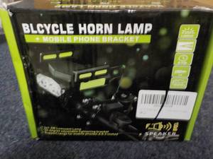 lot 180 image: BLCYCLE Horn Lamp Mobile Phone Brac...