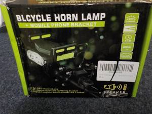 lot 181 image: BLCYCLE Horn Lamp Mobile Phone Brac...