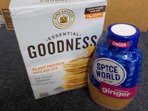 lot 183 image: Plant Protein Pancake Mix and Spice...