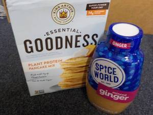 lot 184 image: Plant Protein Pancake Mix and Spice...
