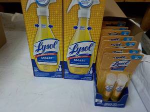 lot 197 image: 2 Lysol Smart Spray Bottles and 16 ...