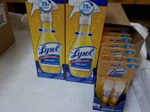 lot 201 image: 2 Lysol Smart Spray Bottles and 16 ...