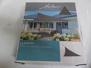 lot 237 image: Belavi Sun Shade Sail Triangle...