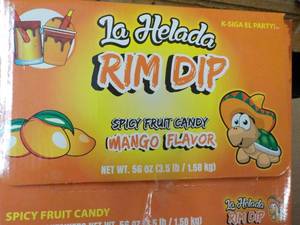 lot 254 image: 4 Boxes La Helada Rim Dip Mango Fla...