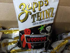 lot 256 image: Case of Zapps Thin Chips...