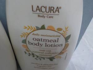 lot 259 image: 3 Lacura 18 oz Oatmeal Body Lotion...