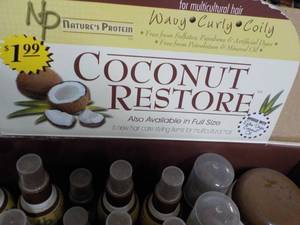 lot 264 image: 37 pc Display Coconut Restore Trail...