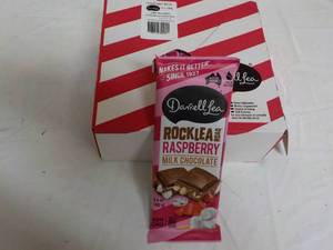 lot 270 image: Box of 12 Darnell Lea Raspberry Cho...