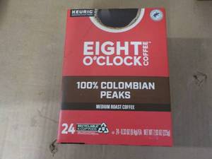 lot 24 image: 8 Oclock Coffee 100% Colombian Pea...