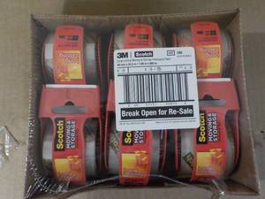 lot 33 image: 6 Rolls of Scotch Moving and Storag...