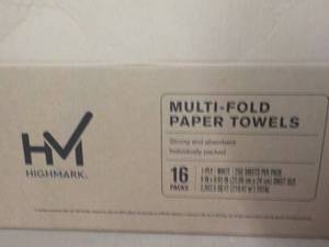 lot 34 image: Multi Fold Paper Towels, individual...
