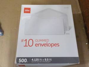 lot 44 image: Office Depot Gummed Envelopes 500 c...