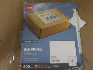 lot 45 image: Office Depot Shipping Labels 600 la...