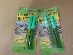 lot 54 image: 4 Counterfeit Buster Markers...