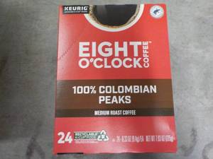 lot 56 image: 8 Oclock Coffee 100% Colombian Pea...