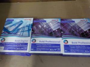 lot 77 image: Bold Professional 500 Sheets of 3 d...