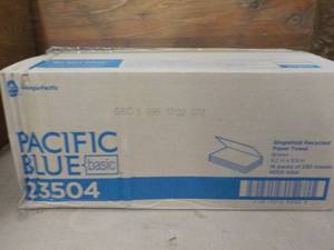 lot 83 image: Pacific Blue Single Fold Recycled P...
