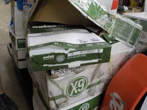 lot 94 image: Boise White Copy Paper 5000 Sheets...