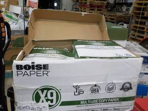lot 95 image: Boise White Copy Paper 4500 Sheets...