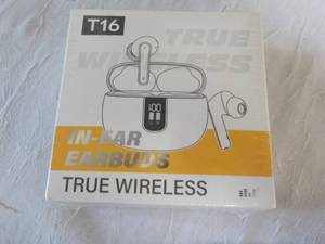 lot 317 image: T16 True Wireless In Ear Ear Buds...