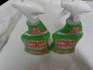 lot 341 image: 2 Spray Wash 22 oz Stain Remover...