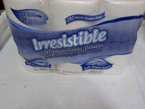 lot 354 image: 12 Rolls Irresistible 2 Ply Toilet ...