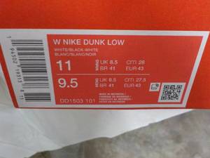 lot 364 image: Nike Dunk Low Size UK 9.511...