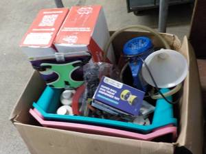 lot 374 image: Large Box of Unclaimed Items...