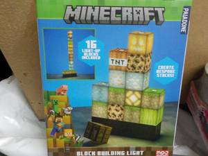 lot 174 image: Minecraft Block Building Light...