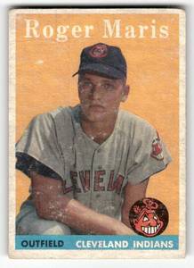 lot 18 image: 1958 Topps Vintage Card Roger Maris Rookie #47