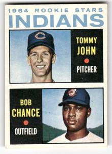 lot 33 image: 1964 Topps Vintage Card Tommy John Rookie #146
